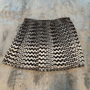 Madewell Mini Skirt - Black White - Size 10